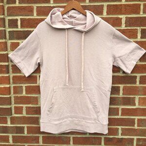 No Boundaries Hoodie Mens Small Pink Sweatshirt Kangaroo Pocket Athleisure Comfy